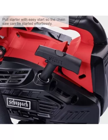 Motosega a scoppio 25,4 cc barra procut 10" lama 25,4 cm Scheppach pcs26