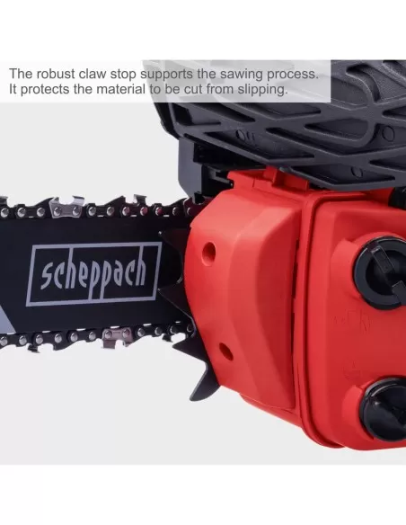 Motosega a scoppio 25,4 cc barra procut 10" lama 25,4 cm Scheppach pcs26 Motosega a scoppio 25,4 cc barra procut 10" lama 25,4 cm Scheppach pcs26