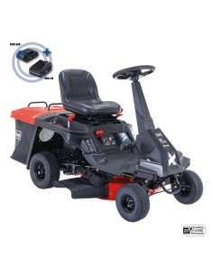 Trattorino rasaerba a benzina accensione elettrica 224cc 61cm Scheppach mr230-61