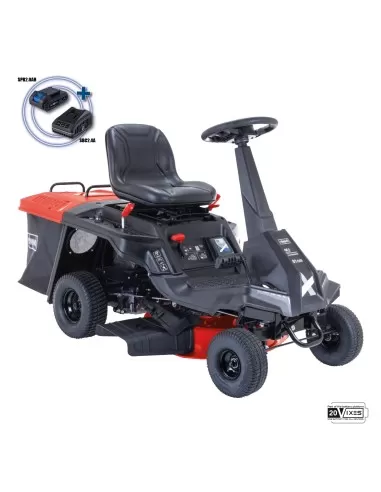 Trattorino rasaerba a benzina accensione elettrica 224cc 61cm Scheppach mr230-61