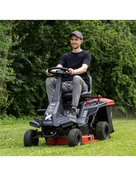 Trattorino rasaerba a benzina accensione elettrica 224cc 61cm Scheppach mr230-61