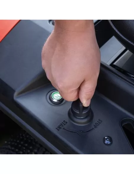 Trattorino rasaerba a benzina accensione elettrica 224cc 61cm Scheppach mr230-61