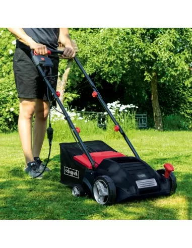 Arieggiatore scarificatore elettrico 32cm cestello 30l 16-20 lame Scheppach sc32