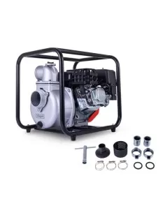 Motopompa a scoppio autoadescante 5.3HP 212cc 60'000 l/h Scheppach PWP60