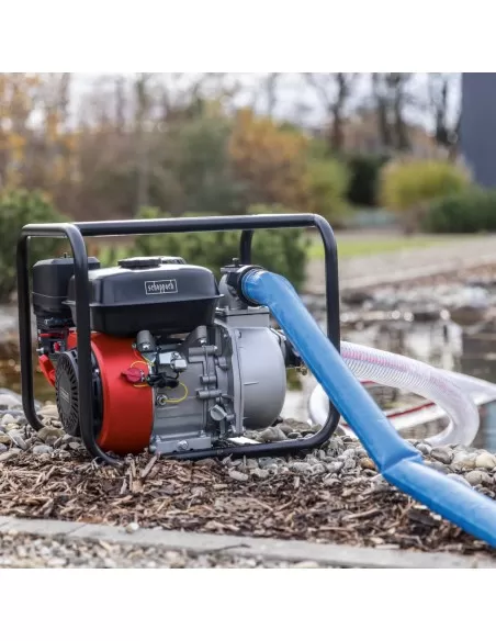 Motopompa a scoppio autoadescante 5.3HP 212cc 60'000 l/h Scheppach PWP60