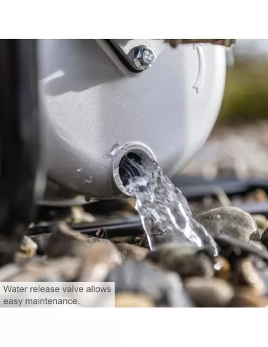 Motopompa a scoppio autoadescante 5.3HP 212cc 60'000 l/h Scheppach PWP60