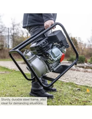 Motopompa a scoppio autoadescante 5.3HP 212cc 60'000 l/h Scheppach PWP60