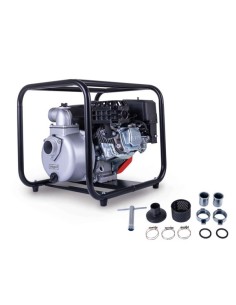 Motopompa a scoppio autoadescante 5.3HP 212cc 32'000 l/h Scheppach PWP32