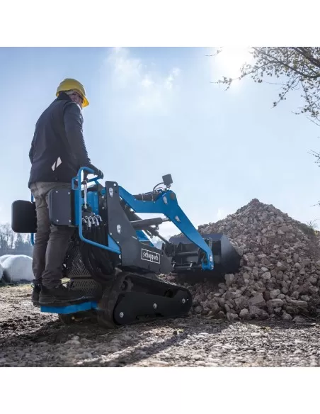 Minipala cingolata compatta 8,5cv portata di carico 200kg Scheppach mkl730 Minipala cingolata compatta 8,5cv portata di carico 200kg Scheppach mkl730