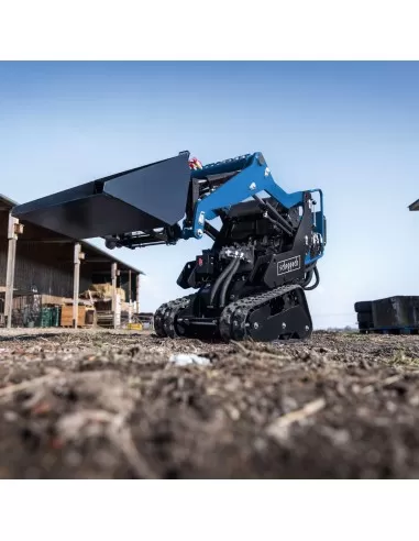 Minipala cingolata compatta 8,5cv portata di carico 200kg Scheppach mkl730