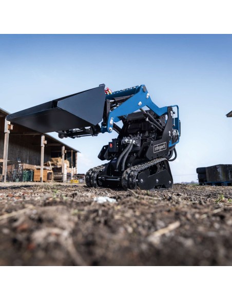 Minipala cingolata compatta 8,5cv portata di carico 200kg Scheppach mkl730