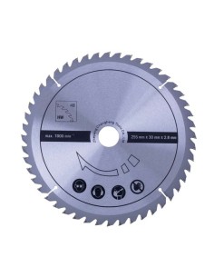 Lama circolare legno 255 x 30 mm 48t Scheppach