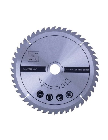 Lama circolare legno 255 x 30 mm 48t Scheppach