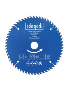 Lama sega circolare per legno disco 160 x 20 x 1 x 1,6  mm 60t Scheppach