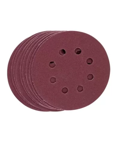 Kit 9 dischi abrasivi 125mm grana 80/180/240 per levigatrice bts700 Scheppach