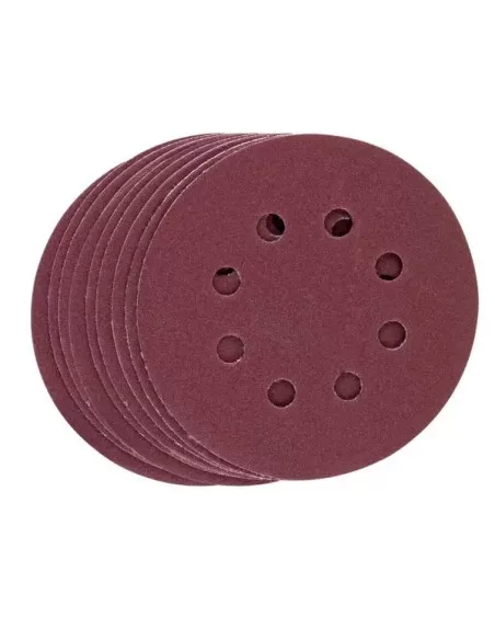 Kit 9 dischi abrasivi 125mm grana 80/180/240 per levigatrice bts700 Scheppach