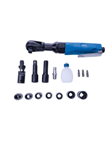 Avvitatore pneumatico a cricchetto con accessori Scheppach