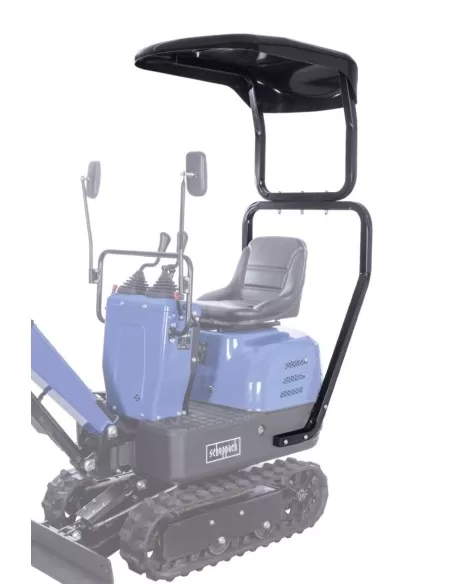 2 - Tettuccio protezione da intemperie per miniescavatore exc815 Scheppach