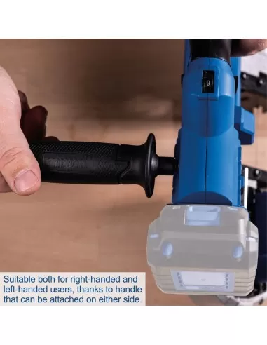 3 - Sega a nastro per metalli 20v senza batteria Scheppach c-mbs6365-x