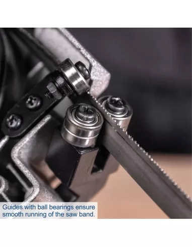 6 - Sega a nastro per metalli 20v senza batteria Scheppach c-mbs6365-x