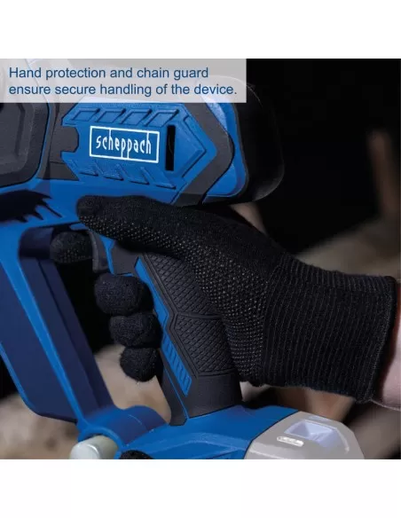 7 - Potatore 20v 127mm barra 5" senza batteria ixes Scheppach c-ps100-x