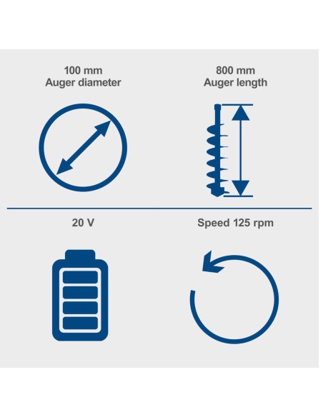 Mototrivella 20v brushless elica 800mm senza batteria ixes Scheppach bc-eb100-x