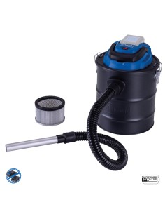 1 - Bidone aspiracenere 20v senza batteria ixes 15lt Scheppach c-avc15-x