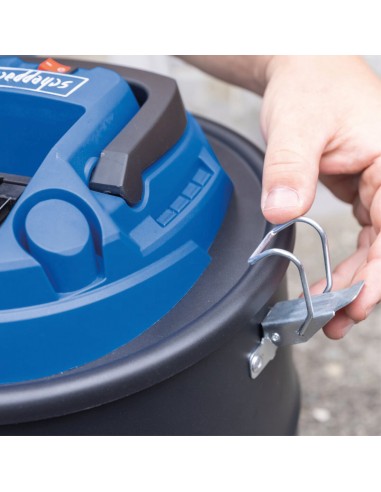 3 - Bidone aspiracenere 20v senza batteria ixes 15lt Scheppach c-avc15-x