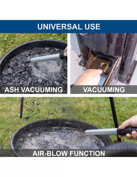 8 - Bidone aspiracenere 20v senza batteria ixes 15lt Scheppach c-avc15-x