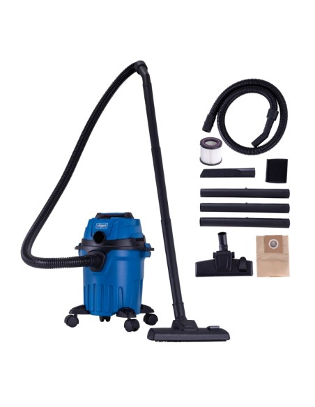 2 - Bidone aspirapolvere e liquidi 12lt 20v ixes senza batteria Scheppach c-nts15-x