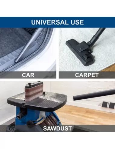 4 - Bidone aspirapolvere e liquidi 12lt 20v ixes senza batteria Scheppach c-nts15-x