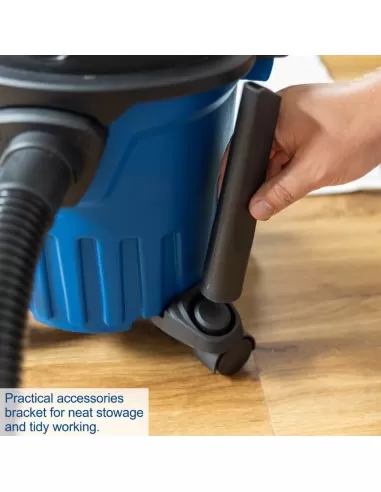 6 - Bidone aspirapolvere e liquidi 12lt 20v ixes senza batteria Scheppach c-nts15-x