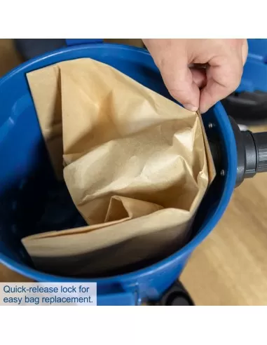 7 - Bidone aspirapolvere e liquidi 12lt 20v ixes senza batteria Scheppach c-nts15-x