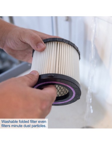 7 - Bidone inox aspiratutto liquidi 20lt 20v ixes senza batteria Scheppach c-nts20-x