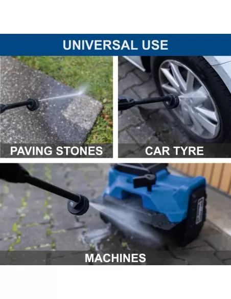 Idropulitrice 20v 35 bar portata 180l/h senza batteria ixes Scheppach c-hpg35-x