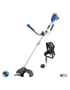 1 - Decespugliatore 2x20v brushless senza batteria ixes Scheppach bc-bch380/40-x