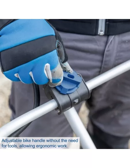 3 - Decespugliatore 2x20v brushless senza batteria ixes Scheppach bc-bch380/40-x