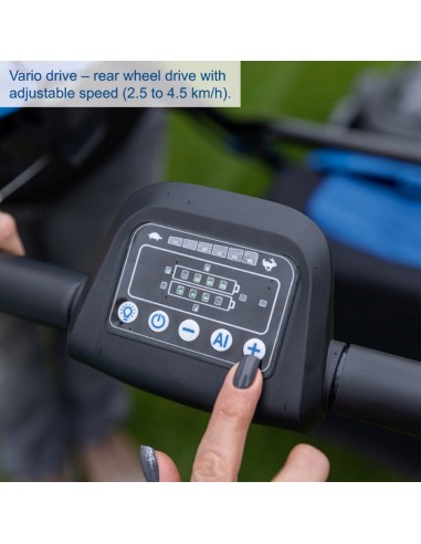 Rasaerba 4in1 brushless 2x20v 47cm senza batteria ixes Scheppach bc-mp470-x