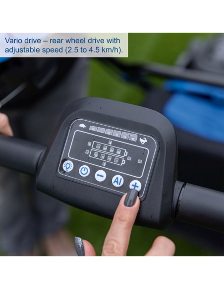 Rasaerba 4in1 brushless 2x20v 47cm senza batteria ixes Scheppach bc-mp470-x