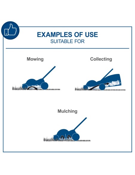 Rasaerba 4in1 brushless 2x20v 47cm senza batteria ixes Scheppach bc-mp470-x