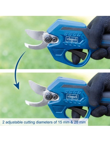 Forbici potatura 20v brushless 28mm senza batteria ixes Scheppach bc-prs28-x