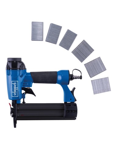 Fissatrice chiodatrice pneumatica graffatrice ad aria compressa Scheppach