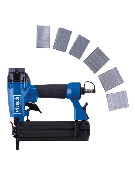 Fissatrice chiodatrice pneumatica graffatrice ad aria compressa Scheppach