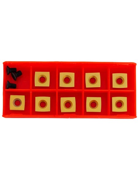 Kit 9 inserti in metallo duro hm x sgorbia legno 11mm Holzmann 10015510
