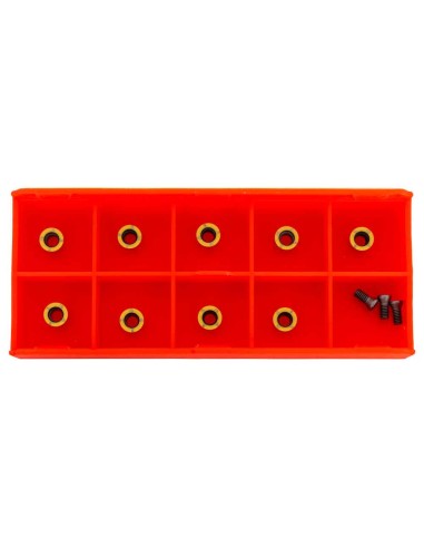 Kit 9 inserti in metallo duro hm x sgorbia legno 6mm Holzmann 10015511