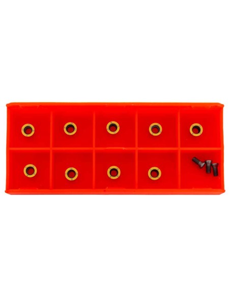 Kit 9 inserti in metallo duro hm x sgorbia legno 6mm Holzmann 10015511