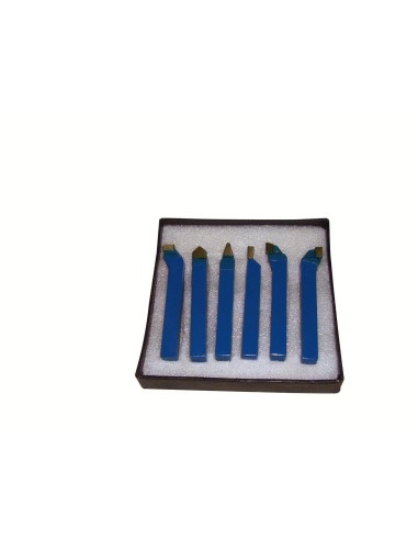 Set 6 utensili x tornio metallo 12mm Holzmann 6tlg12