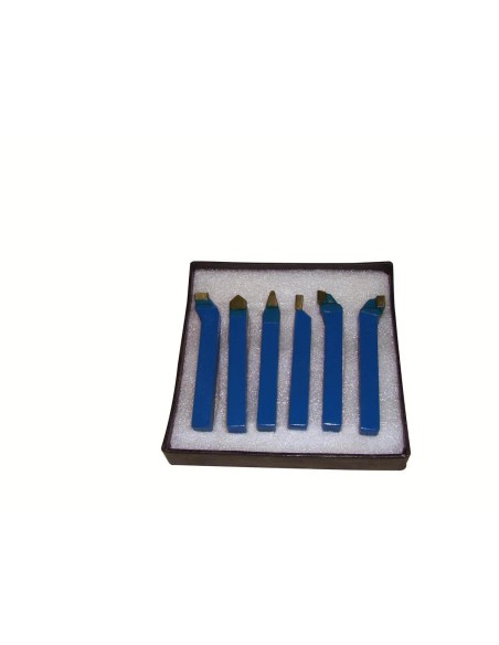 Set 6 utensili x tornio metallo 12mm Holzmann 6tlg12