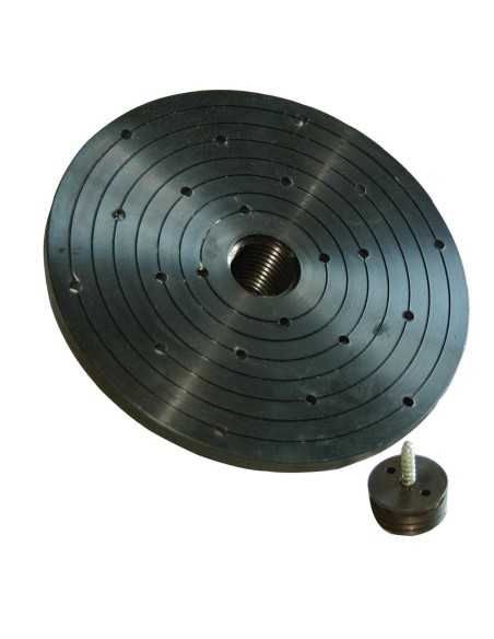 1 - Piastra frontale con mandrino a vite x tornio legno 90mm m33 Holzmann pse90