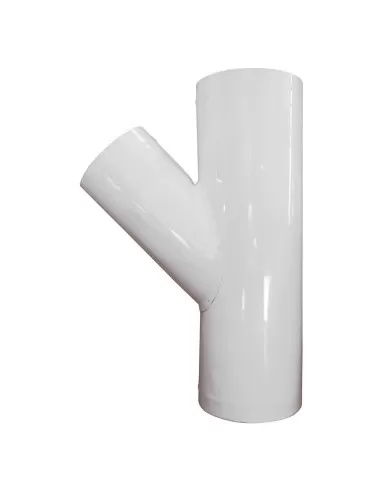 1 - Raccordo tubo y 100-80mm x aspiratrucioli Holzmann azw10080